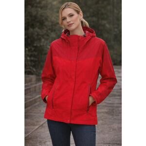 Marmot Womens Gorpcore PreCip Eco Shell Rain Jacket S Red Lightweight Outdoor
